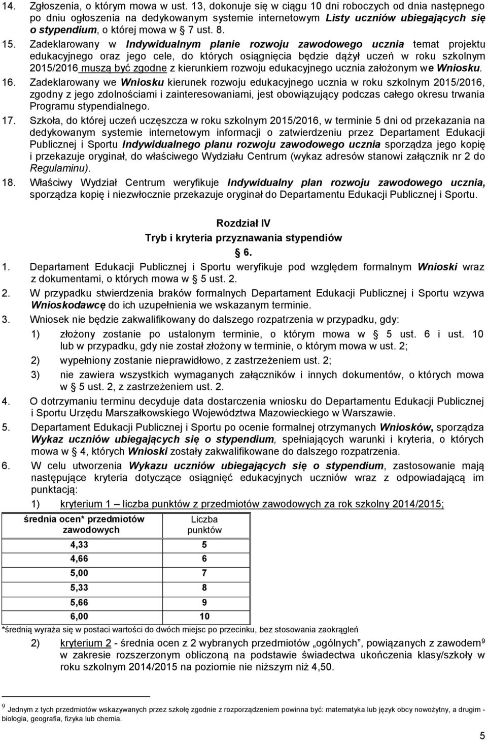 Zadeklarowany w Indywidualnym planie rozwoju zawodowego ucznia temat projektu edukacyjnego oraz jego cele, do których osiągnięcia będzie dążył uczeń w roku szkolnym 2015/2016 muszą być zgodne z