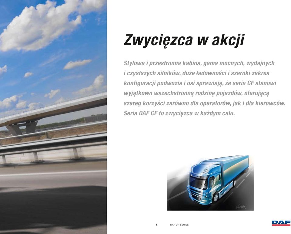 seria CF stanowi wyjątkowo wszechstronną rodzinę pojazdów, oferującą szereg korzyści