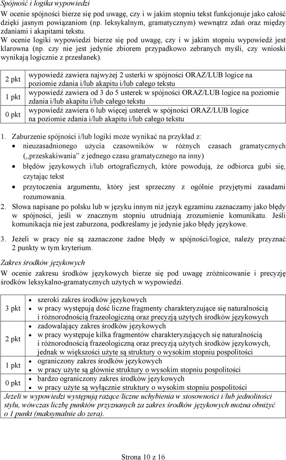 czy nie jest jedynie zbiorem przypadkowo zebranych myśli, czy wnioski wynikają logicznie z przesłanek).