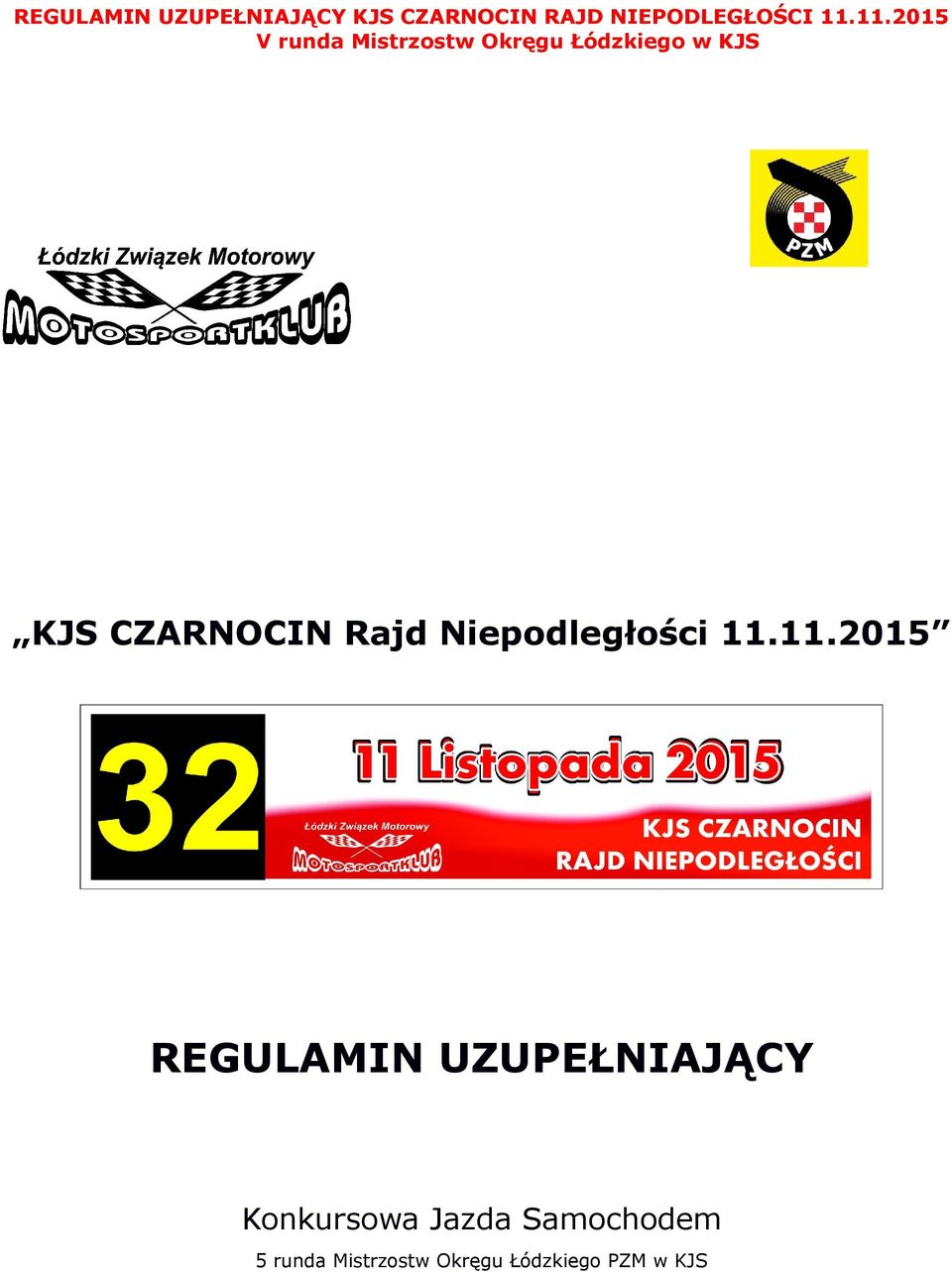 Rajd Niepodległości 11.