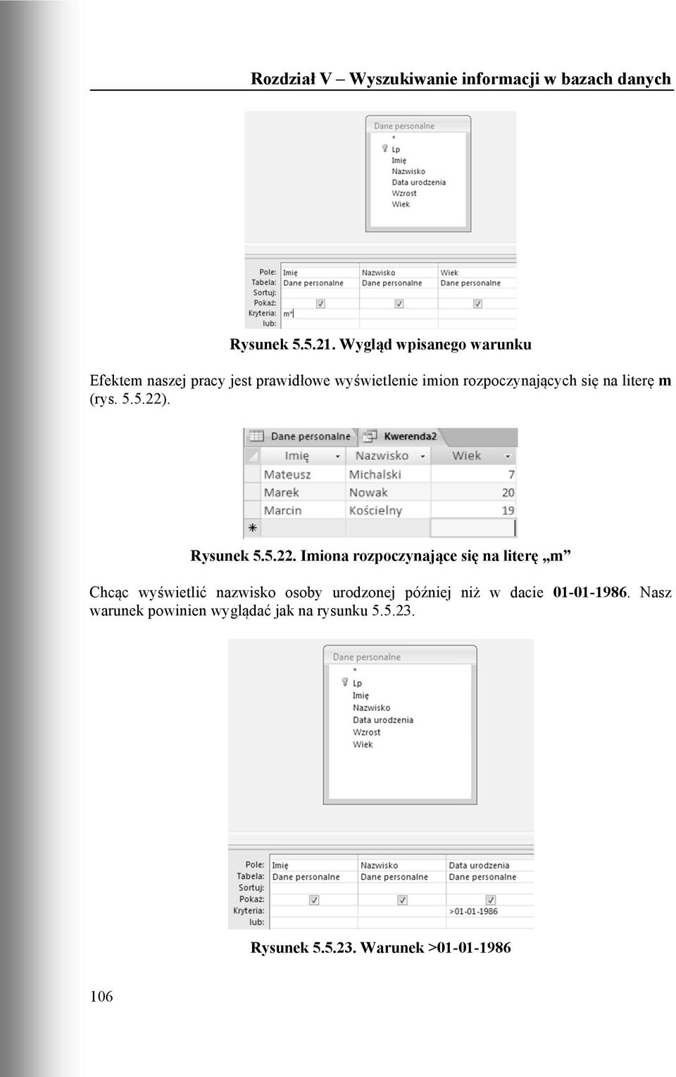 rozpoczynających się na literę m (rys. 5.5.22)