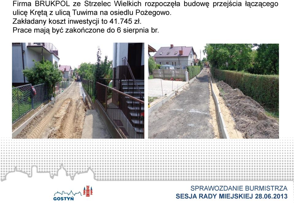 Tuwima na osiedlu Pożegowo.