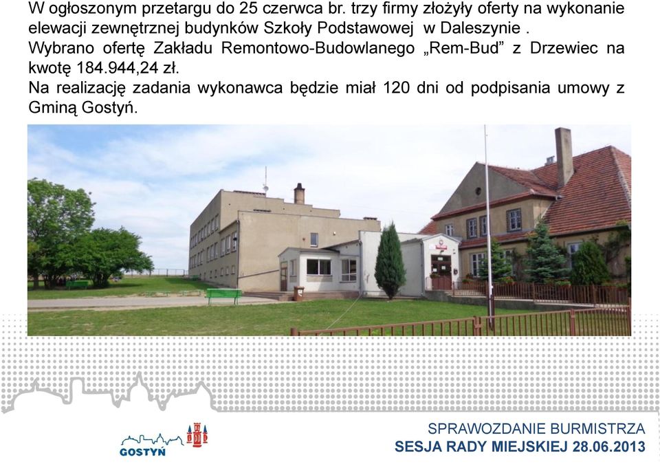 Podstawowej w Daleszynie.