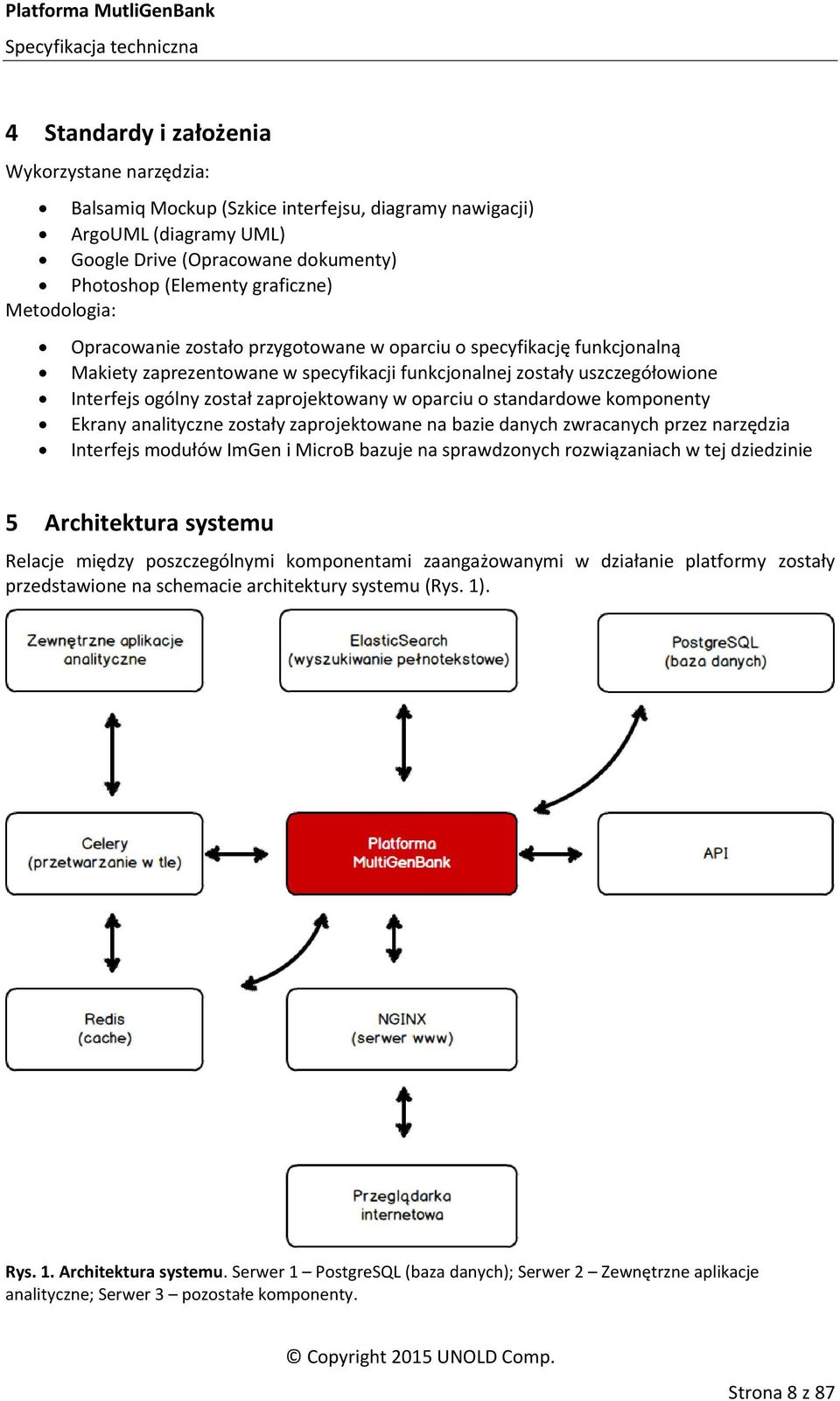 w oparciu o standardowe komponenty Ekrany analityczne zostały zaprojektowane na bazie danych zwracanych przez narzędzia Interfejs modułów ImGen i MicroB bazuje na sprawdzonych rozwiązaniach w tej