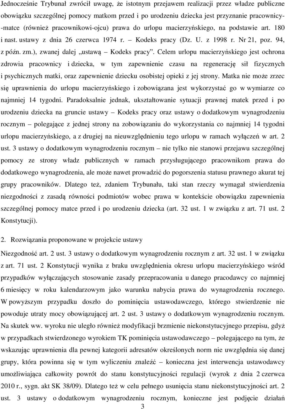 ), zwanej dalej ustawą Kodeks pracy.