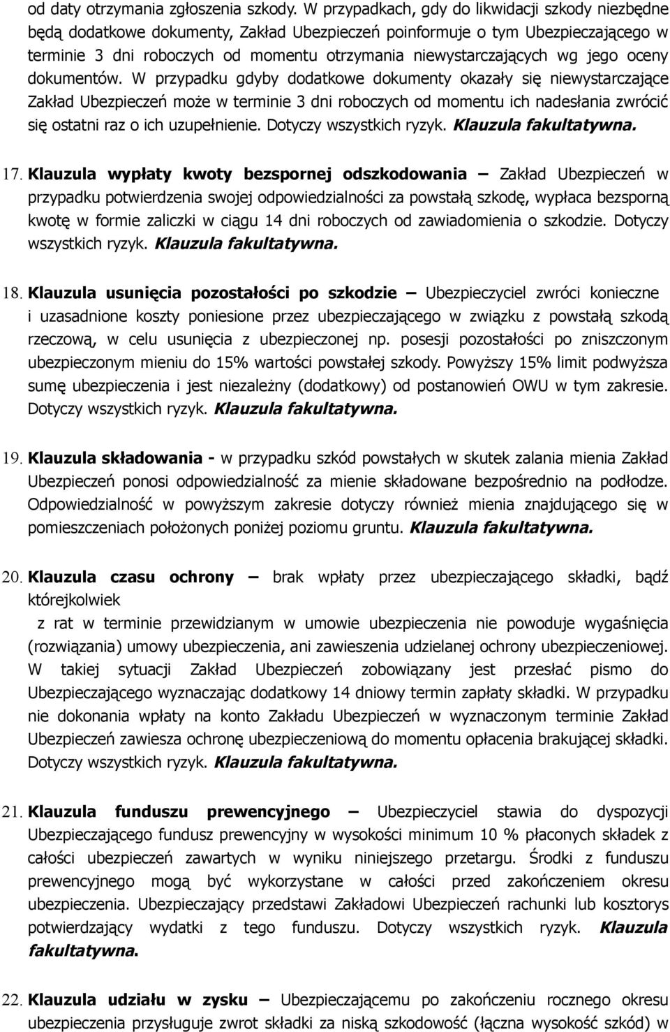 wg jego oceny dokumentów.
