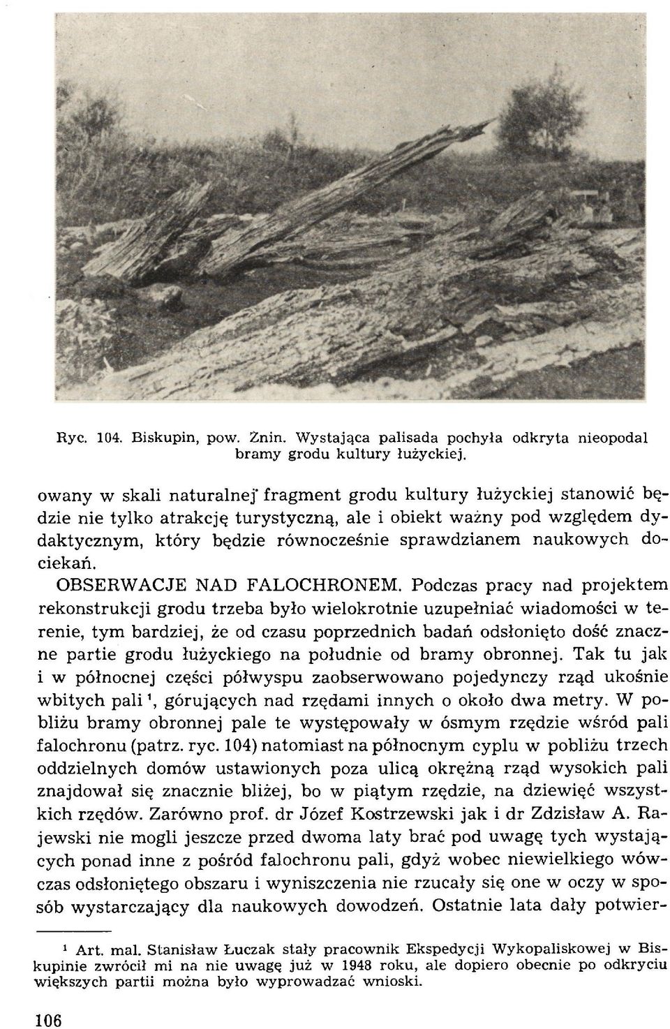 spraw dzianem naukow ych dociekań. OBSERWACJE NAD FALOCHRONEM.