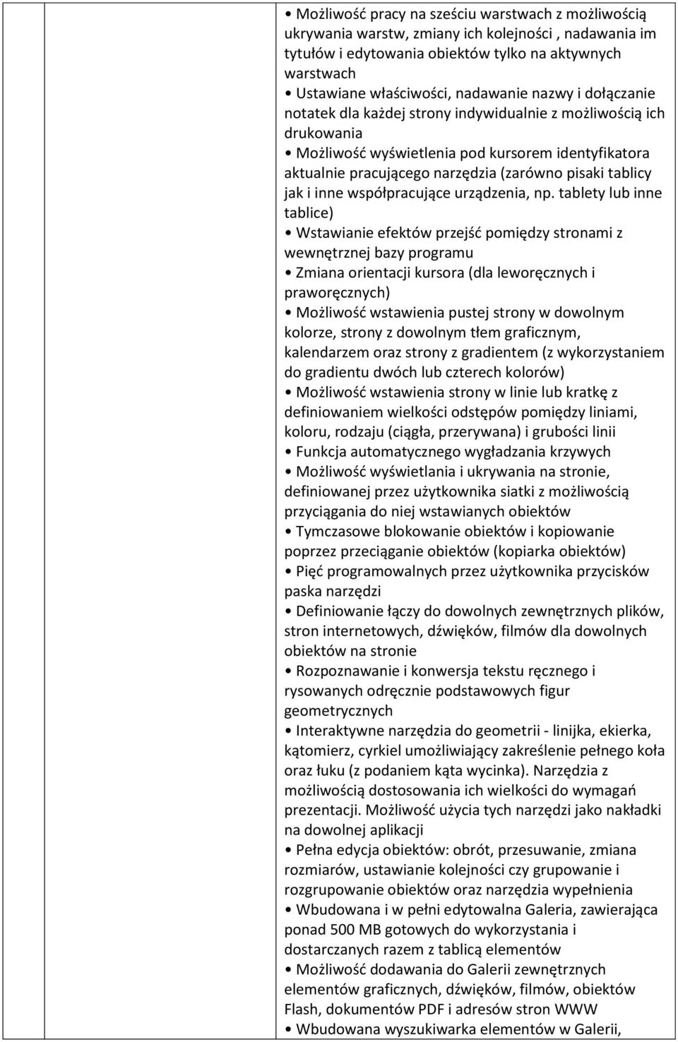 i inne współpracujące urządzenia, np.