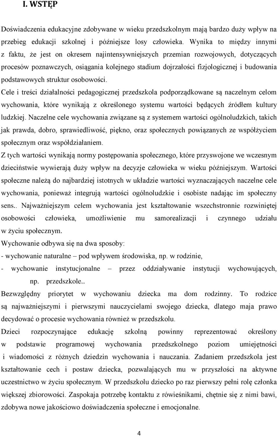 podstawowych struktur osobowości.