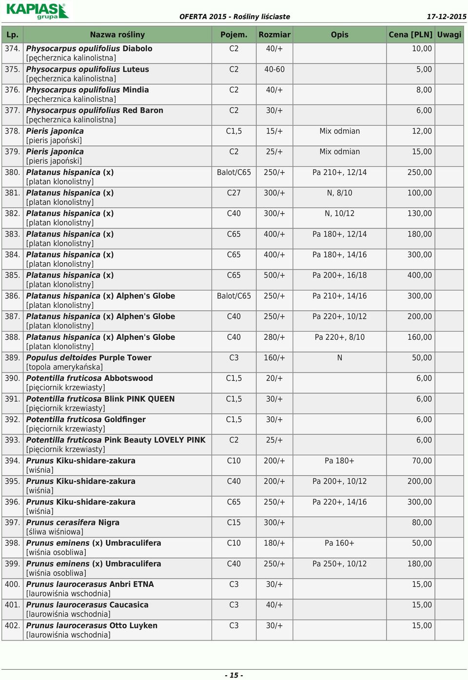 Platanus hispanica (x) [platan klonolistny] 382. Platanus hispanica (x) [platan klonolistny] 383. Platanus hispanica (x) [platan klonolistny] 384. Platanus hispanica (x) [platan klonolistny] 385.