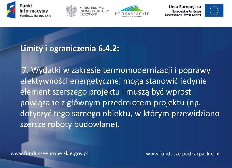 jedynie element szerszego projektu i muszą być wprost powiązane z głównym przedmiotem