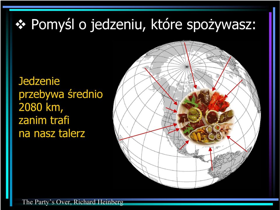 talerz Food travels an average of 2080 km from