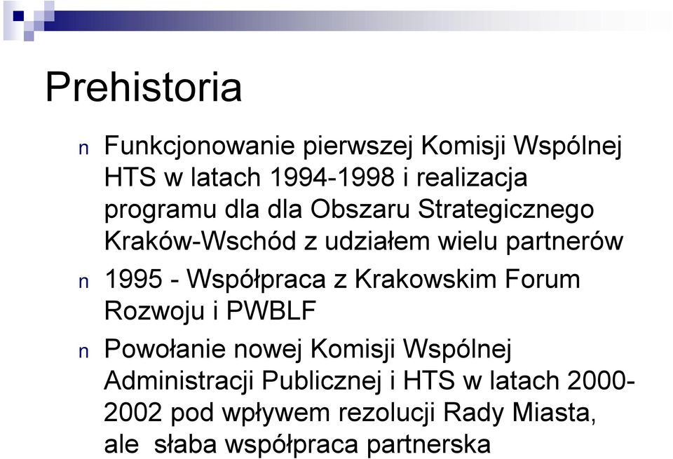 Współpraca z Krakowskim Forum Rozwoju i PWBLF Powołanie nowej Komisji Wspólnej Administracji