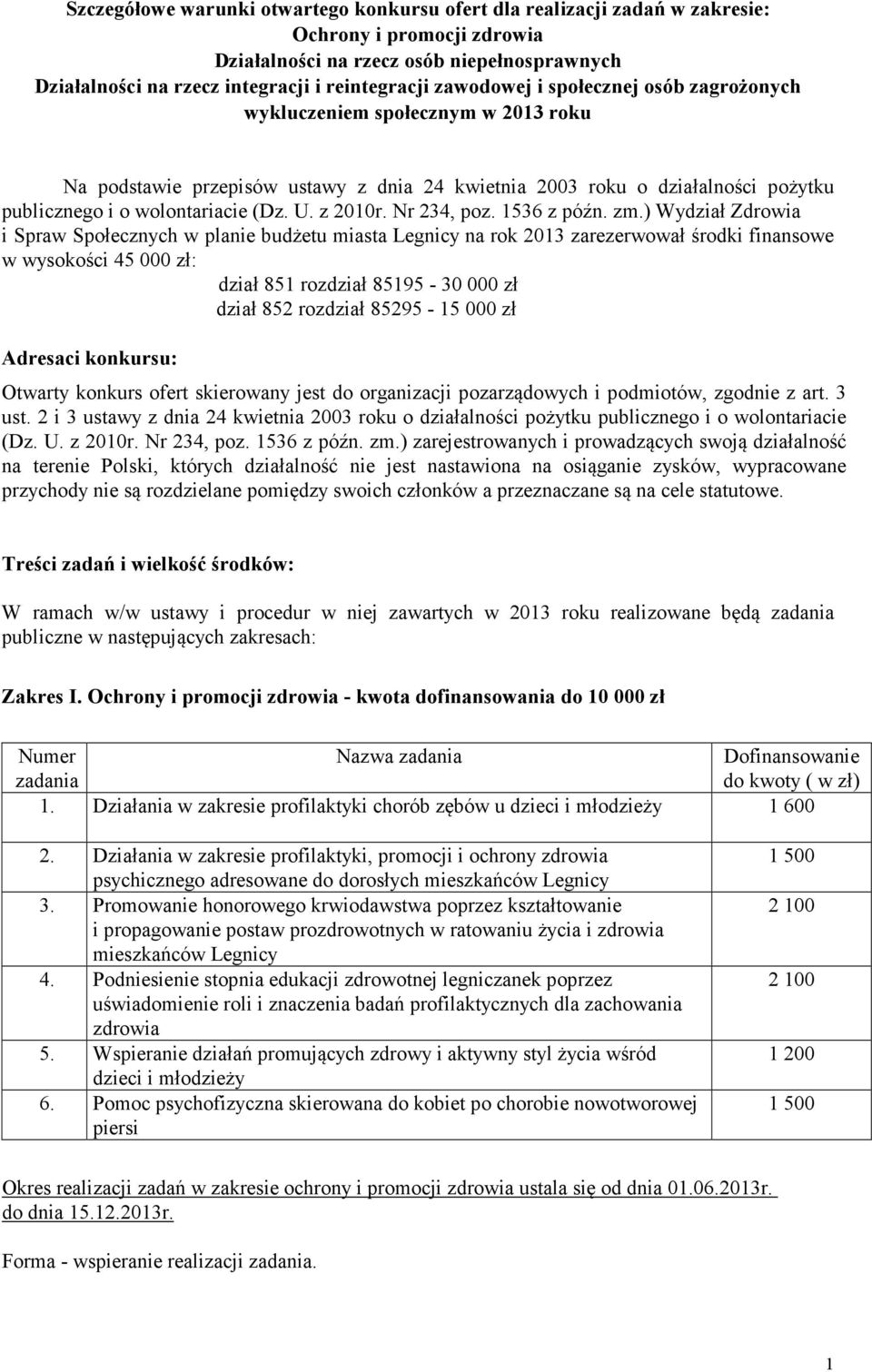 z 2010r. Nr 234, poz. 1536 z późn. zm.