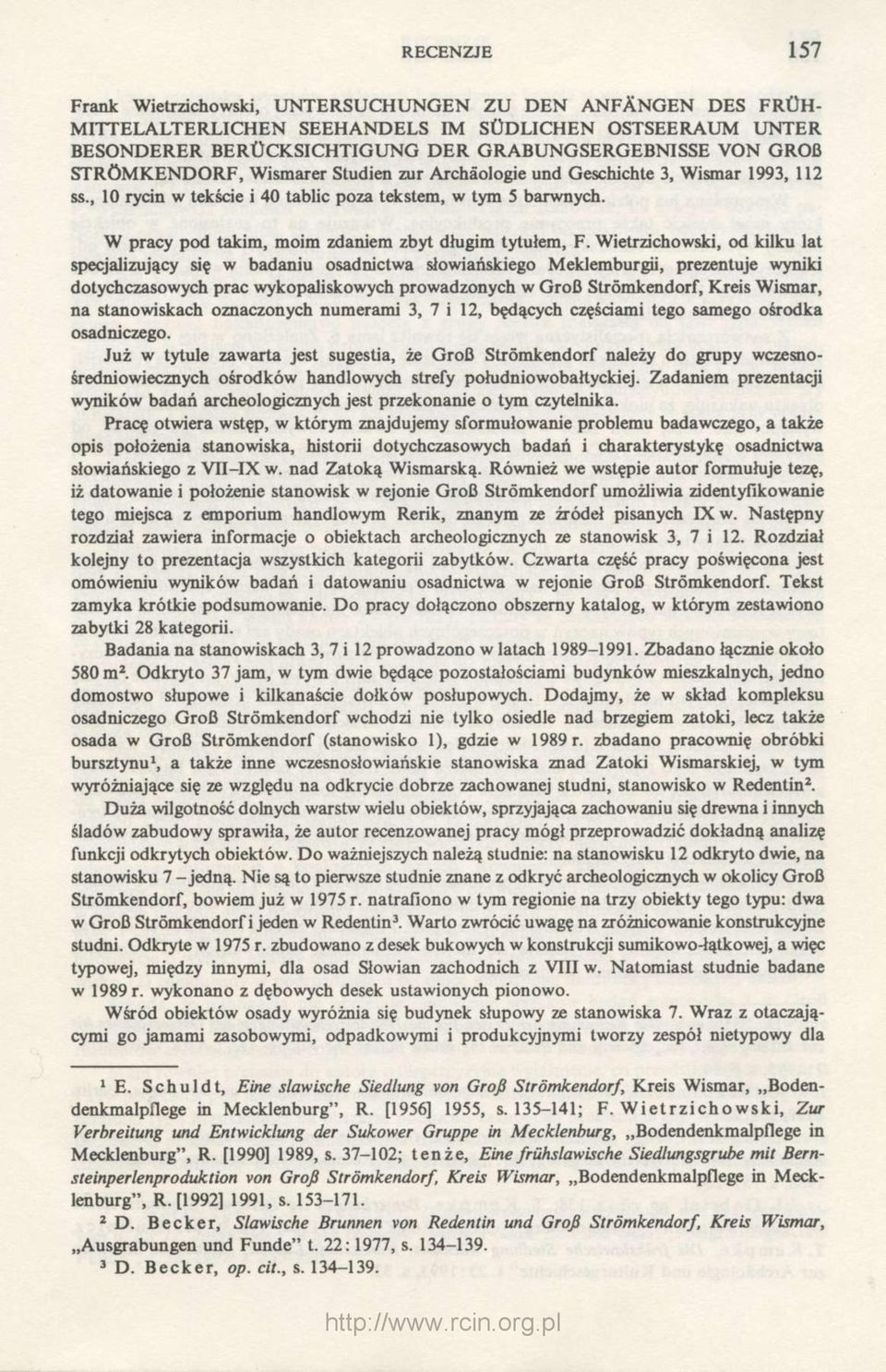 W pracy pod takim, moim zdaniem zbyt długim tytułem, F.