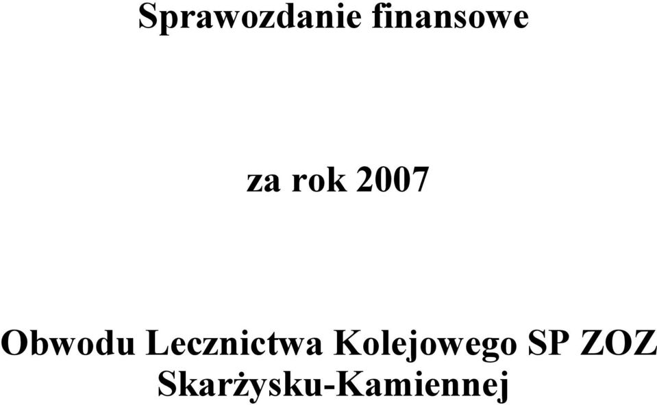 Lecznictwa Kolejowego