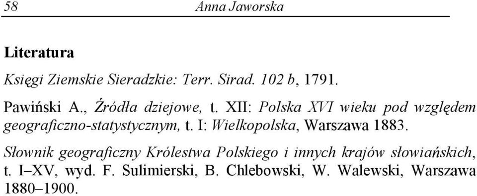 I: Wielkopolska, Warszawa 1883.