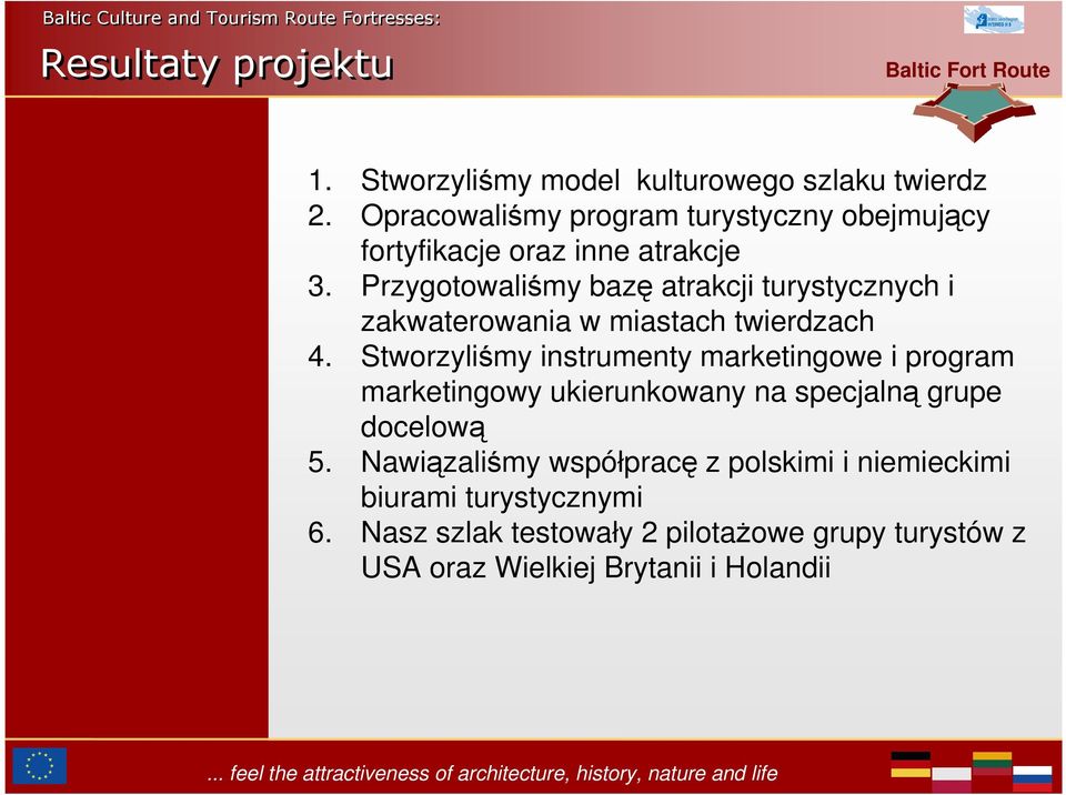 Przygotowaliśmy bazę atrakcji turystycznych i zakwaterowania w miastach twierdzach 4.