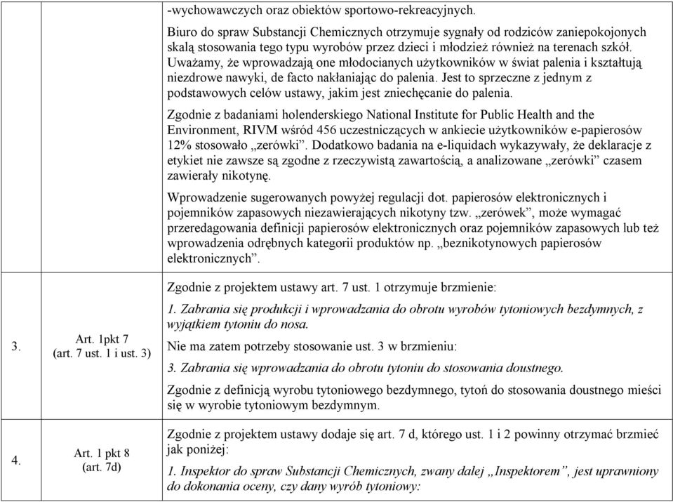 Uważamy, że wprowadzają one młodocianych użytkowników w świat palenia i kształtują niezdrowe nawyki, de facto nakłaniając do palenia.