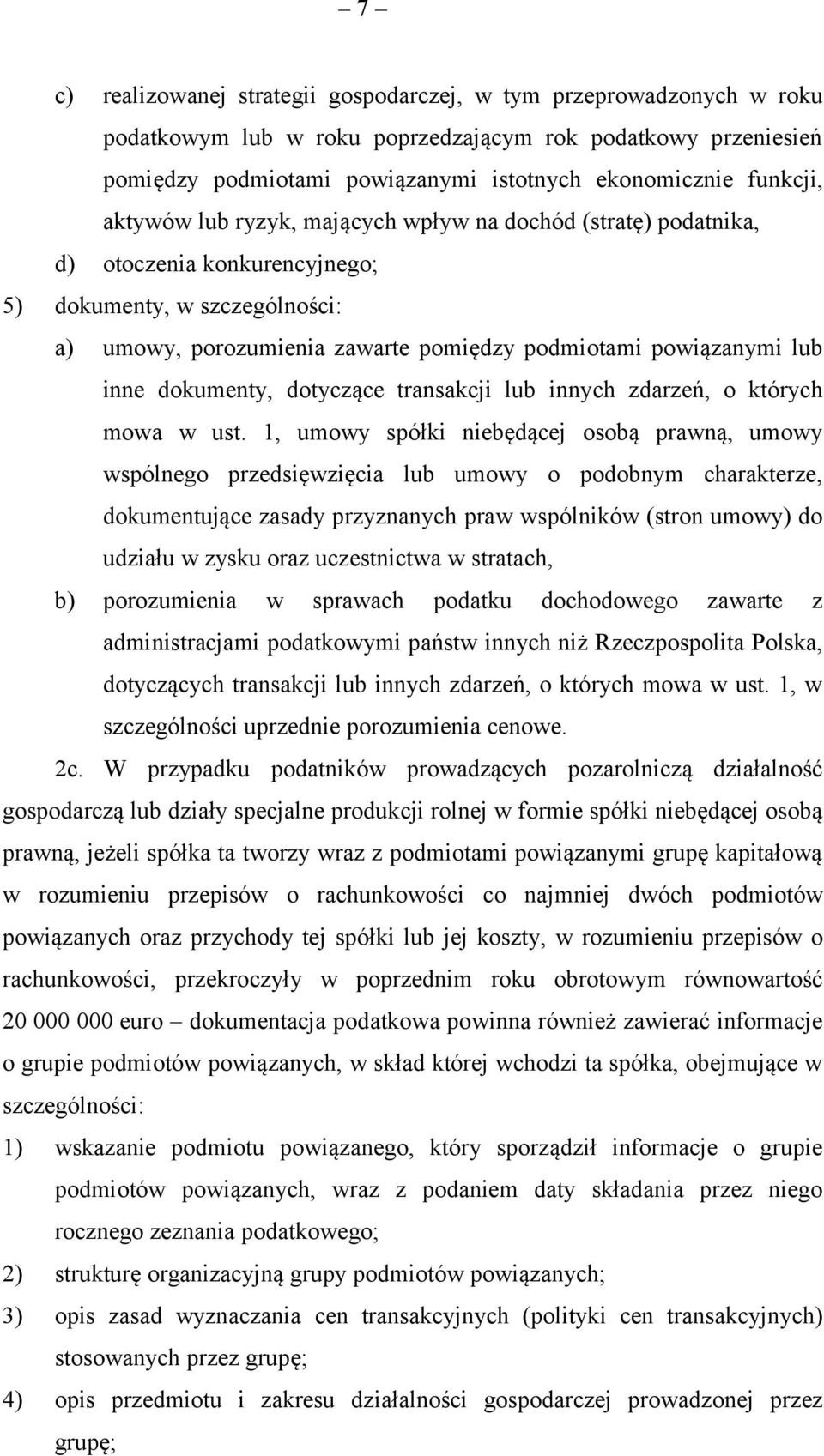 dokumenty, dotyczące transakcji lub innych zdarzeń, o których mowa w ust.