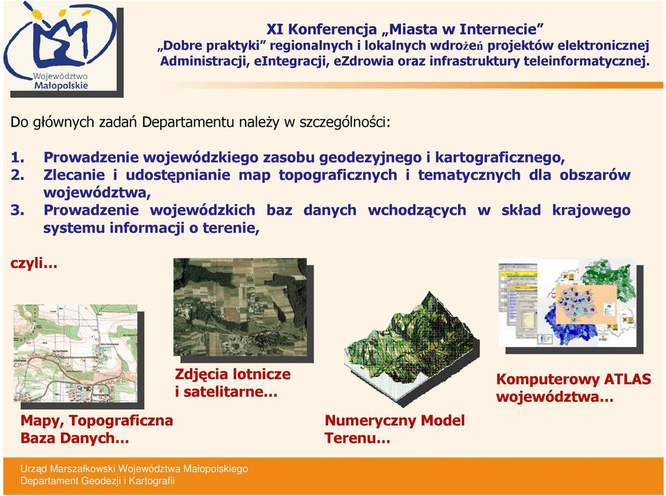 Zlecanie i udostępnianie map topograficznych i tematycznych dla obszarów województwa, 3.