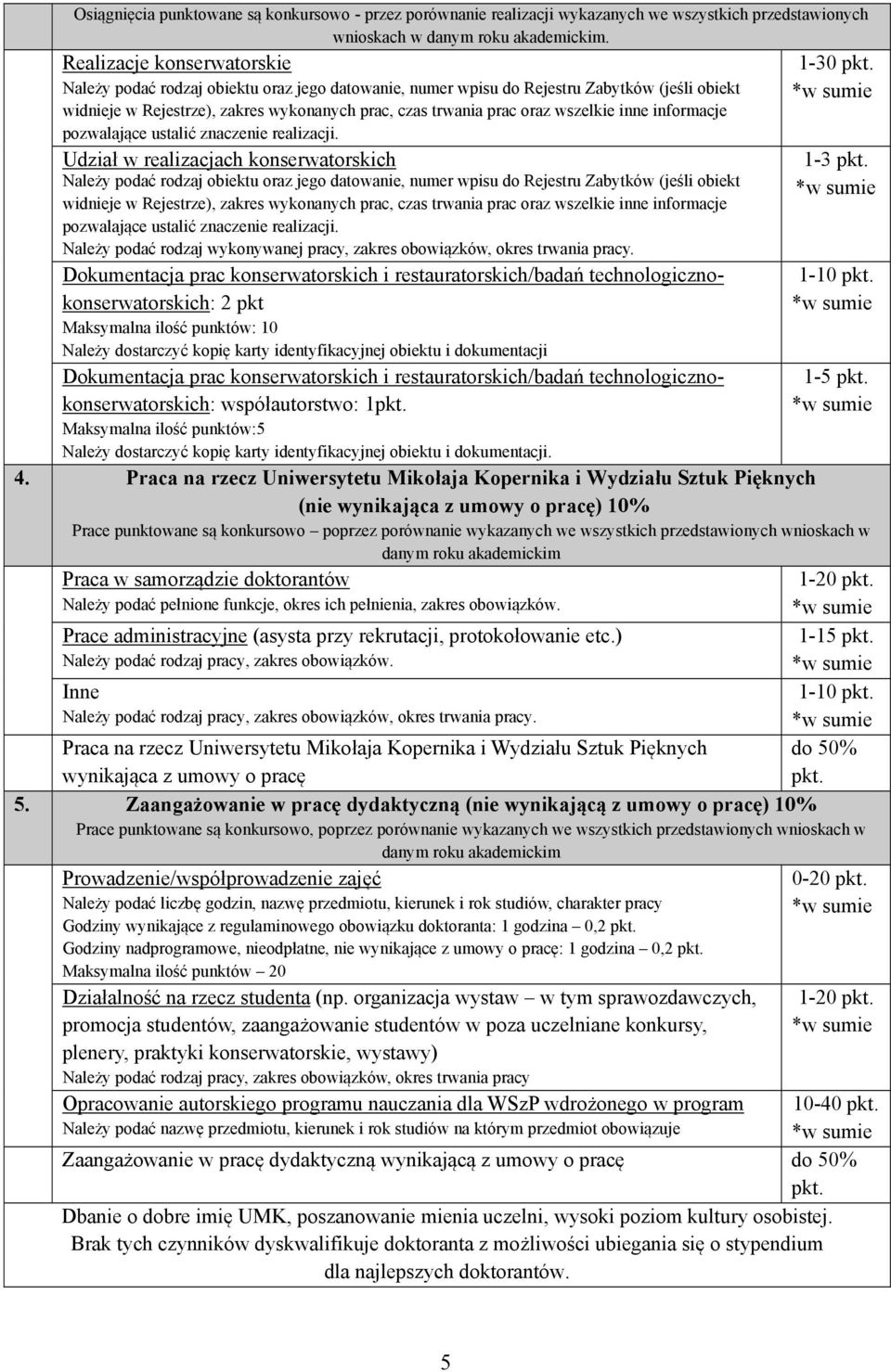 wszelkie inne informacje pozwalające ustalić znaczenie realizacji.