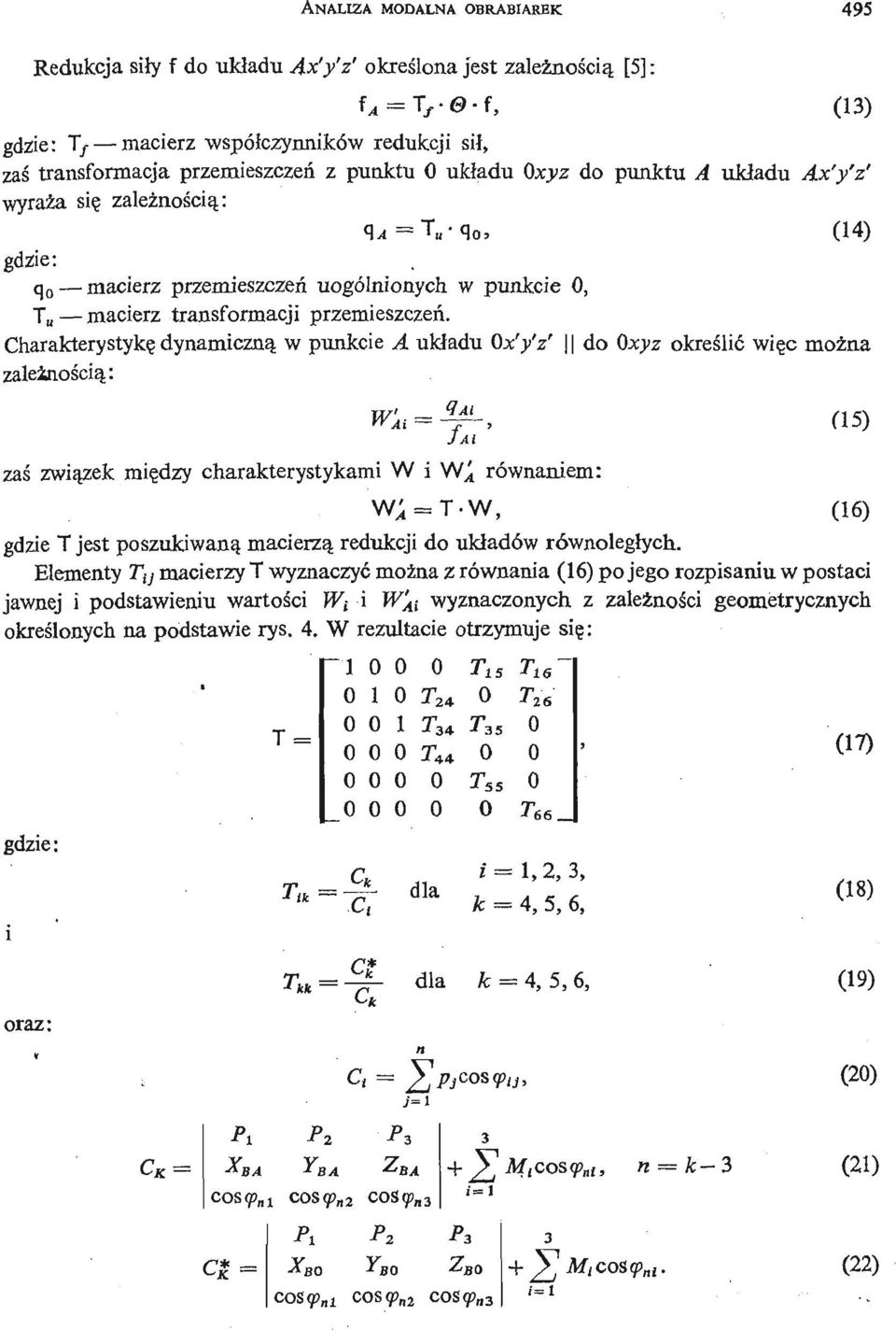 przemieszczeń.
