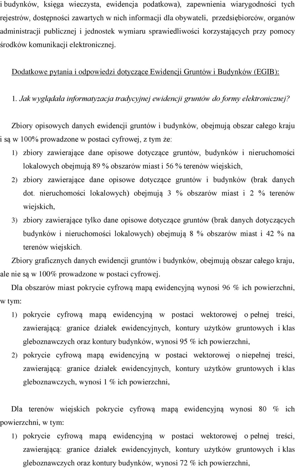 Jak wyglądała informatyzacja tradycyjnej ewidencji gruntów do formy elektronicznej?
