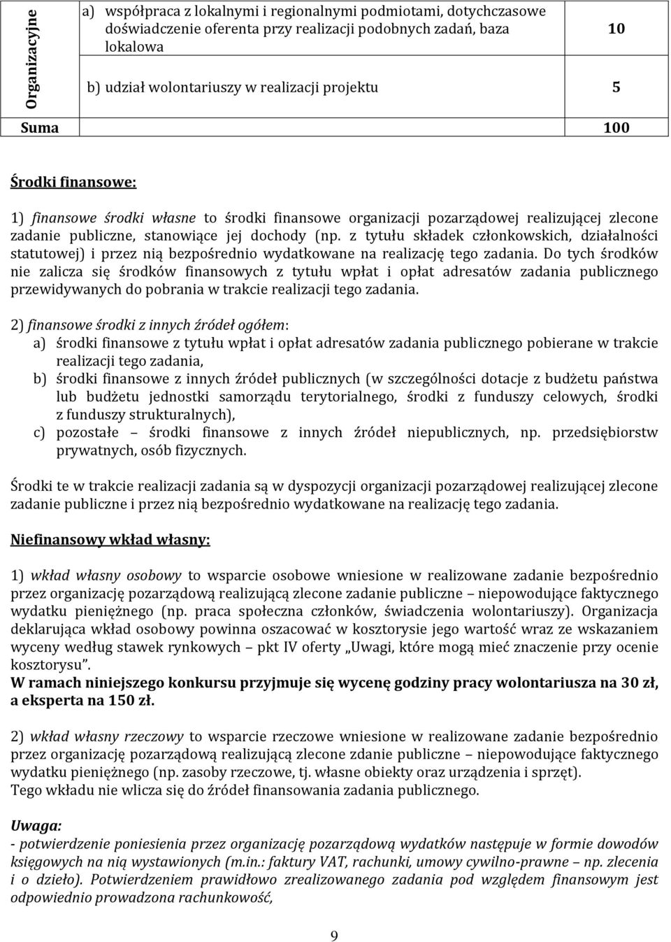 z tytułu składek członkowskich, działalności statutowej) i przez nią bezpośrednio wydatkowane na realizację tego zadania.