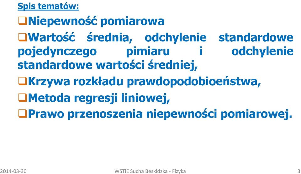 średej, Krzwa rozkładu prawdopodoboeństwa, Metoda regresj