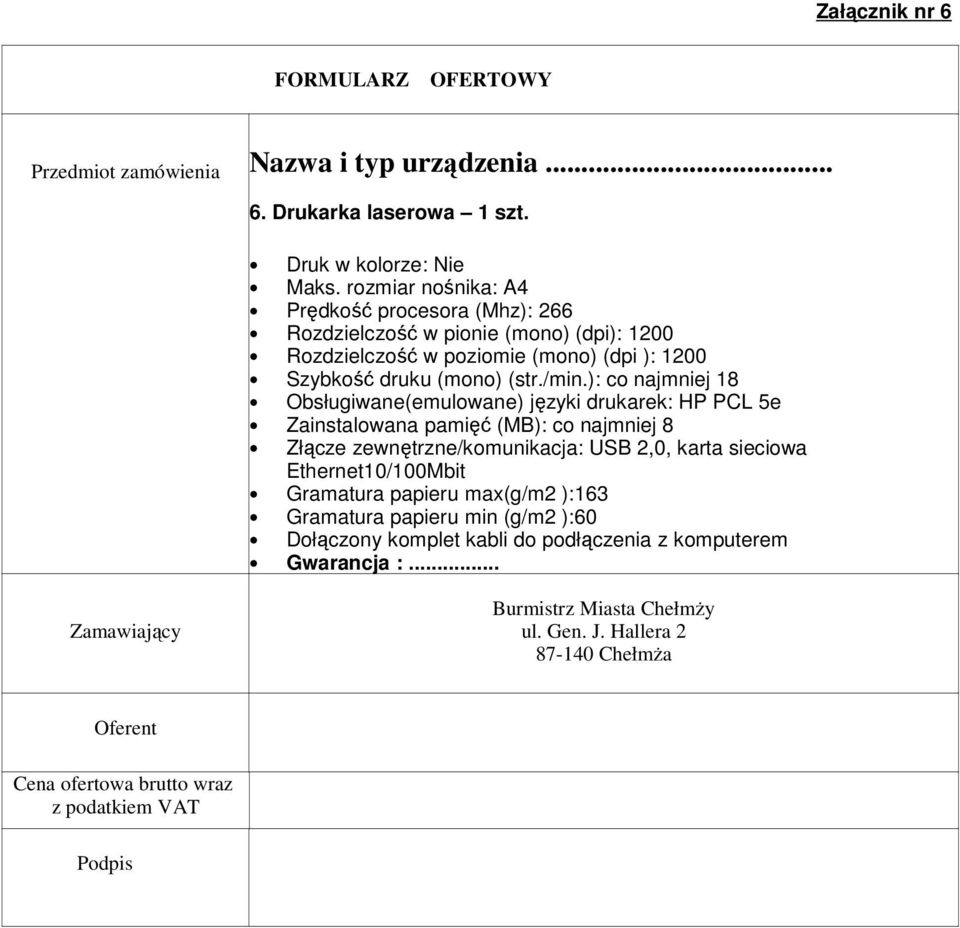 1200 Szybkość druku (mono) (str./min.
