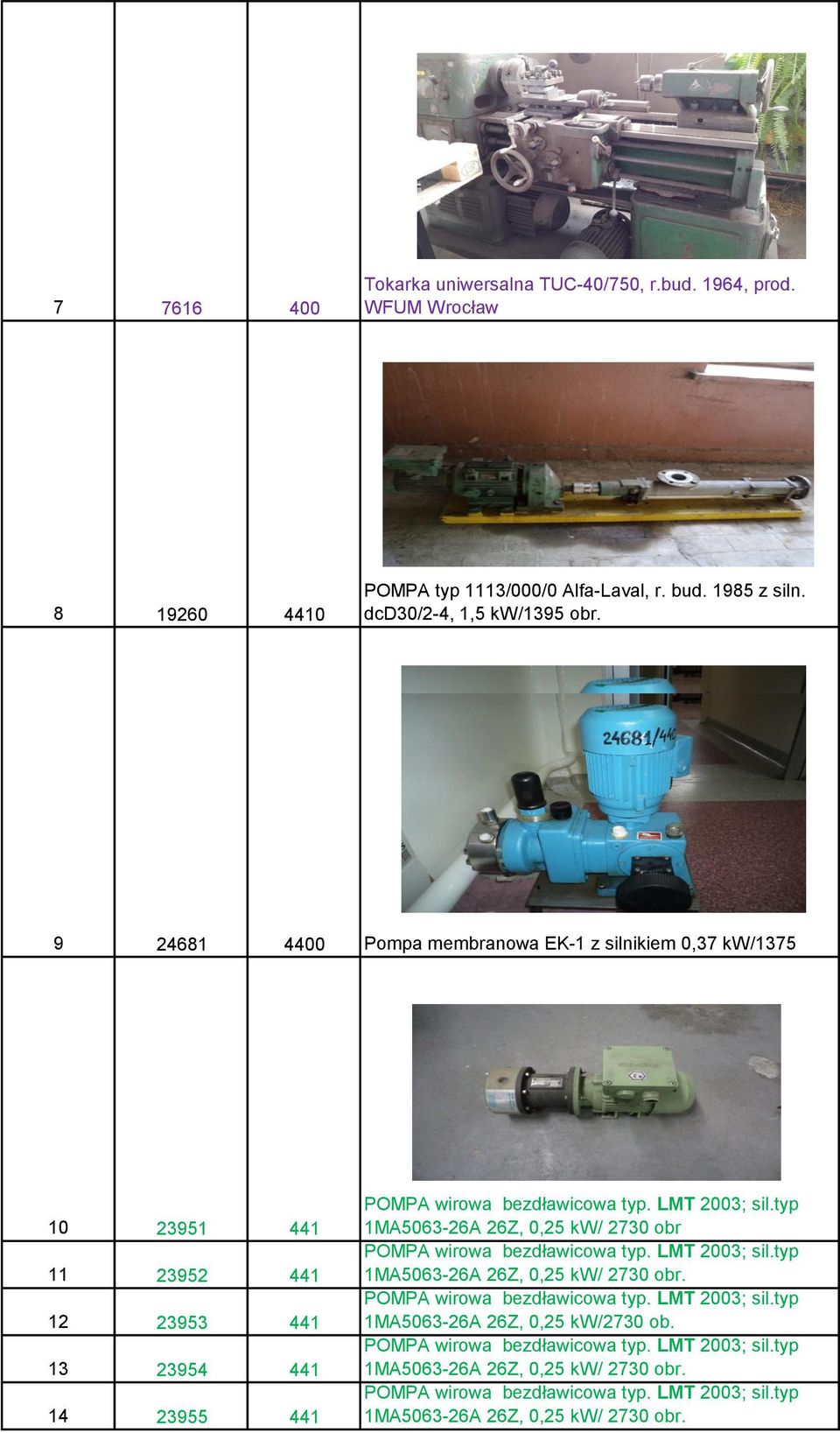 typ 1MA5063-26A 26Z, 0,25 kw/ 2730 obr POMPA wirowa bezdławicowa typ. LMT 2003; sil.typ 1MA5063-26A 26Z, 0,25 kw/ 2730 obr. POMPA wirowa bezdławicowa typ. LMT 2003; sil.typ 1MA5063-26A 26Z, 0,25 kw/2730 ob.