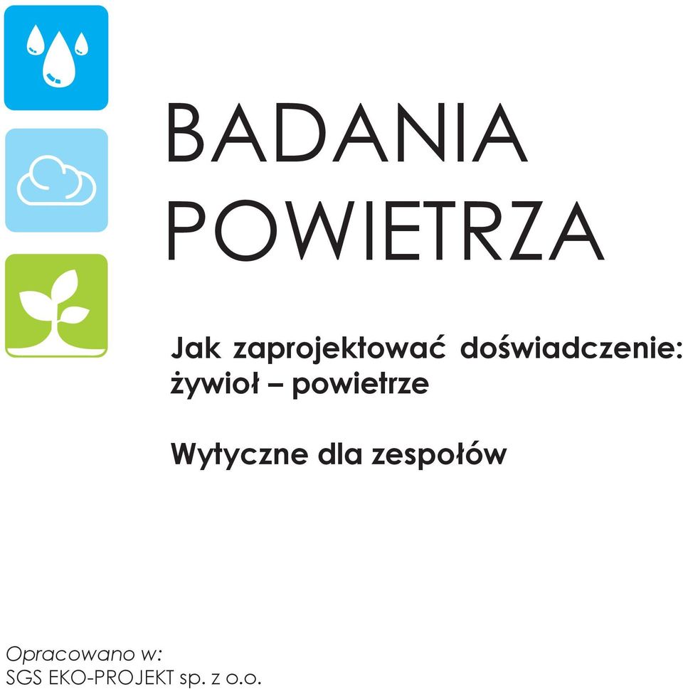 żywioł powietrze Wytyczne dla