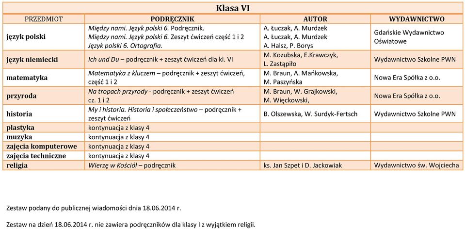 Historia i społeczeństwo podręcznik + B. Olszewska, W.