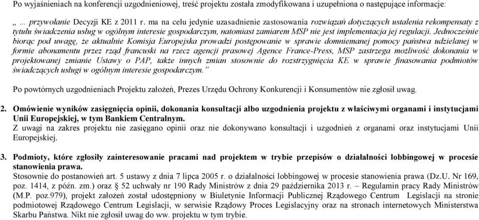 jej regulacji.