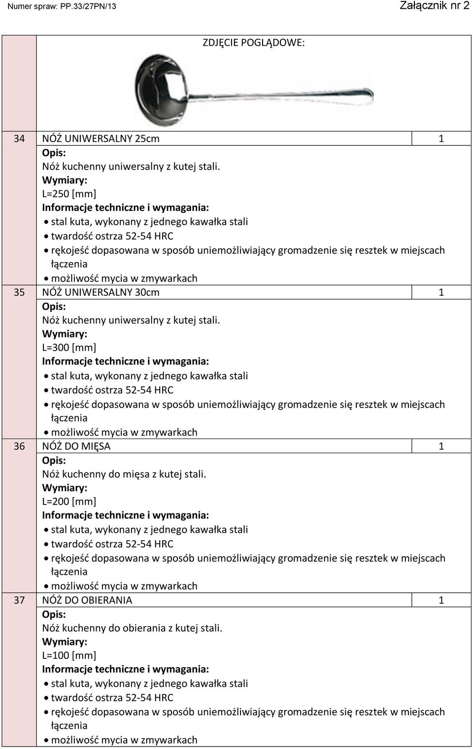 Nóż kuchenny uniwersalny z kutej stali.