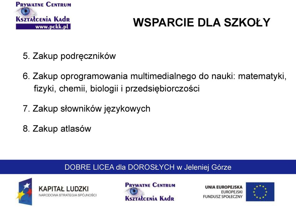 matematyki, fizyki, chemii, biologii i