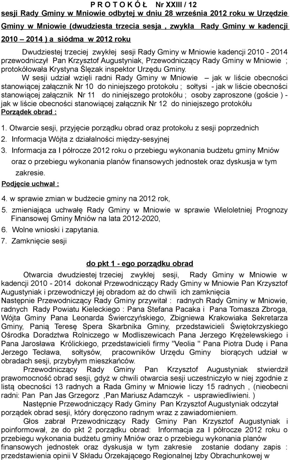 inspektor Urzędu Gminy.