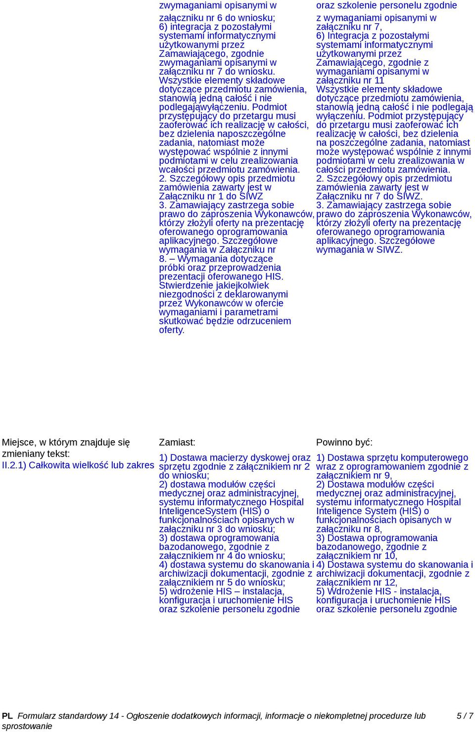 Podmiot przystępujący do przetargu musi zaoferować ich realizację w całości, bez dzielenia naposzczególne zadania, natomiast może występować wspólnie z innymi podmiotami w celu zrealizowania wcałości