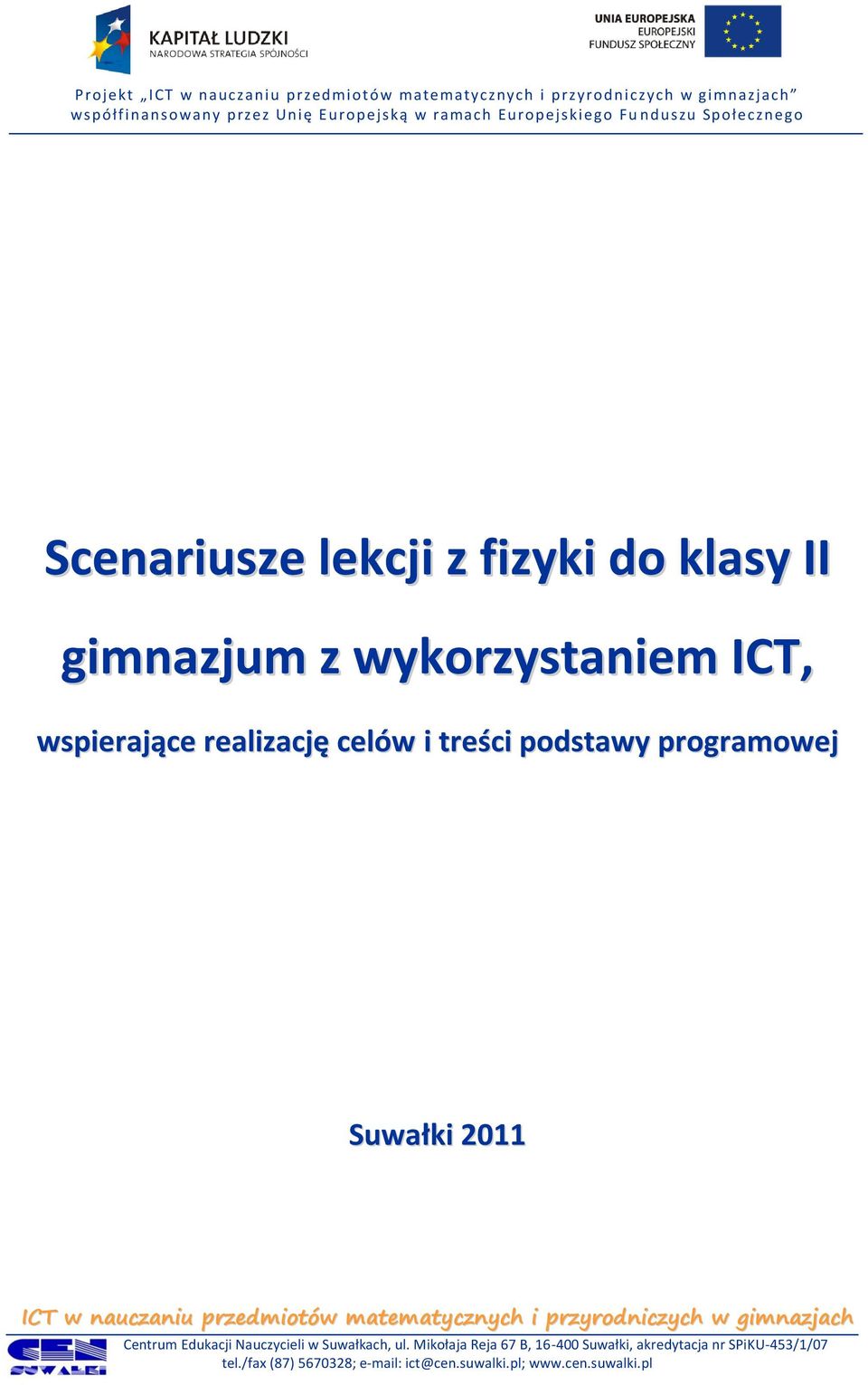 wykorzystaniem ICT, wspierające