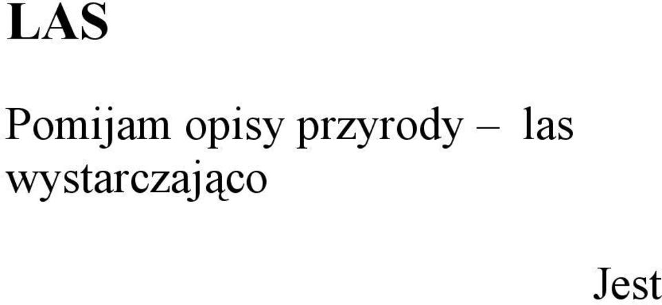 przyrody las