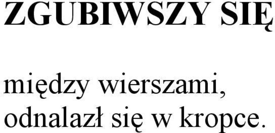 wierszami,