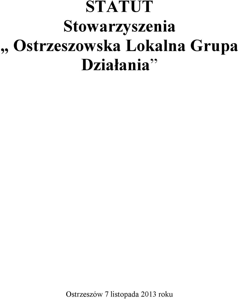 Grupa Działania