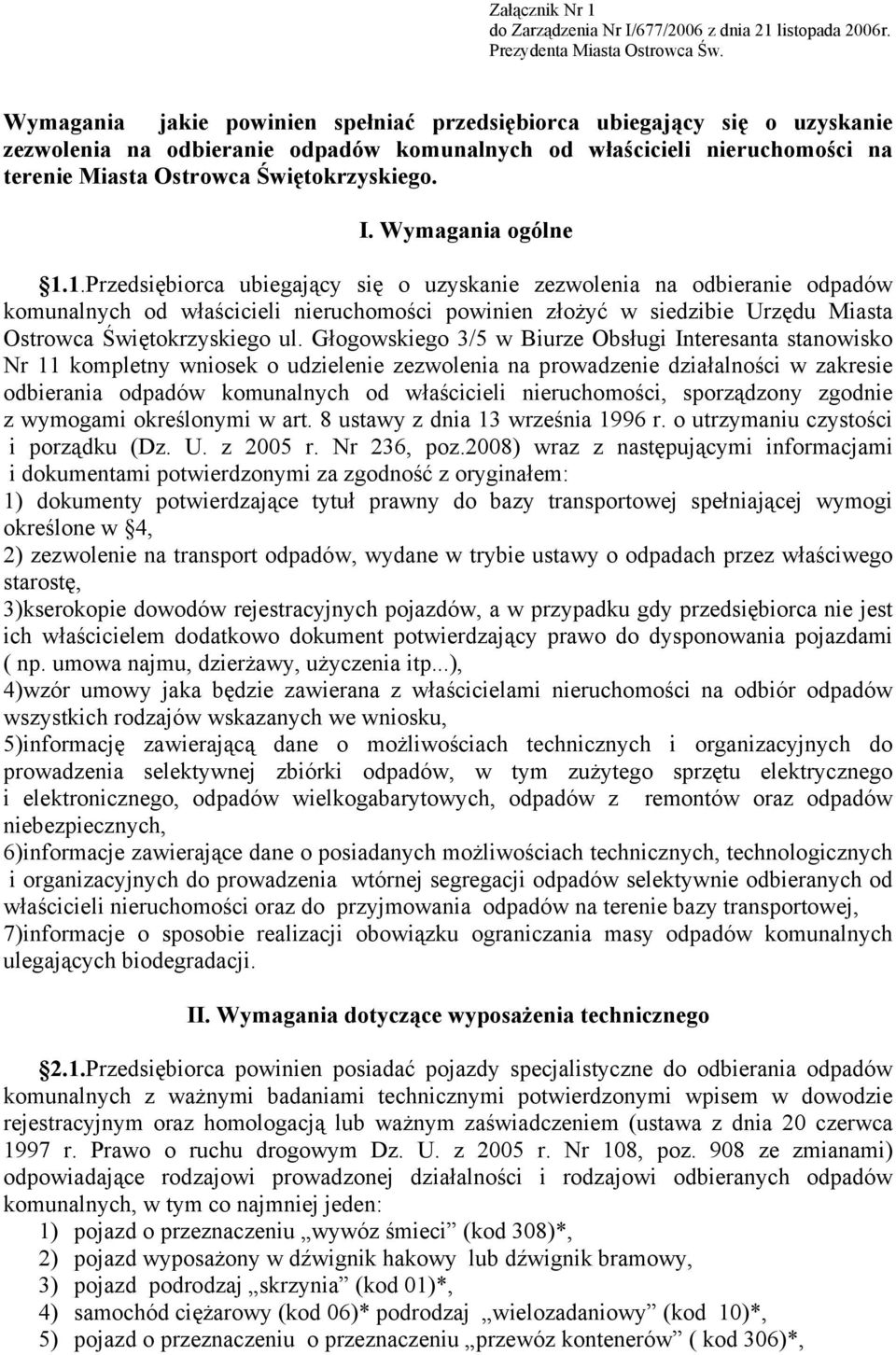 Wymagania ogólne 1.