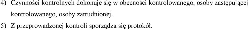 zastępującej kontrolowanego, osoby