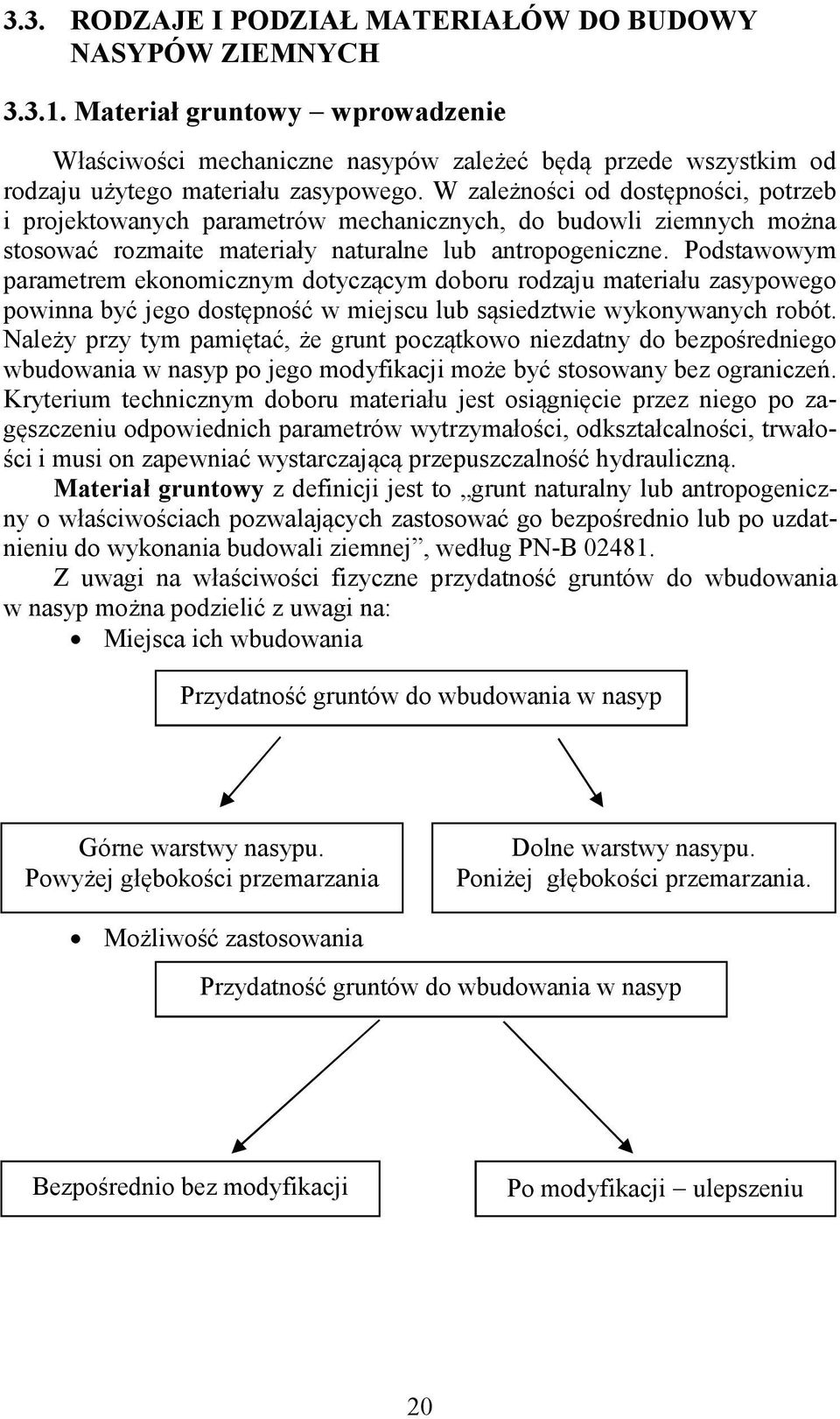 Podstawowym parametrem ekonomicznym dotycz cym doboru rodzaju materia u zasypowego powinna by jego dost pno w miejscu lub s siedztwie wykonywanych robót.