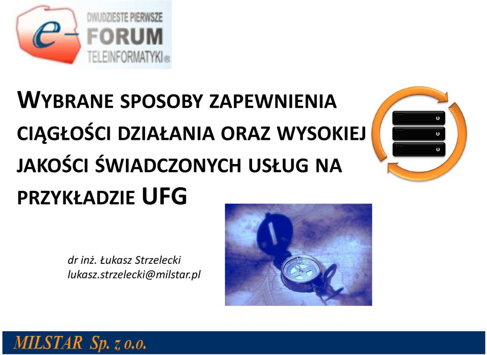 ŚWIADCZONYCH USŁUG NA PRZYKŁADZIEUFG dr