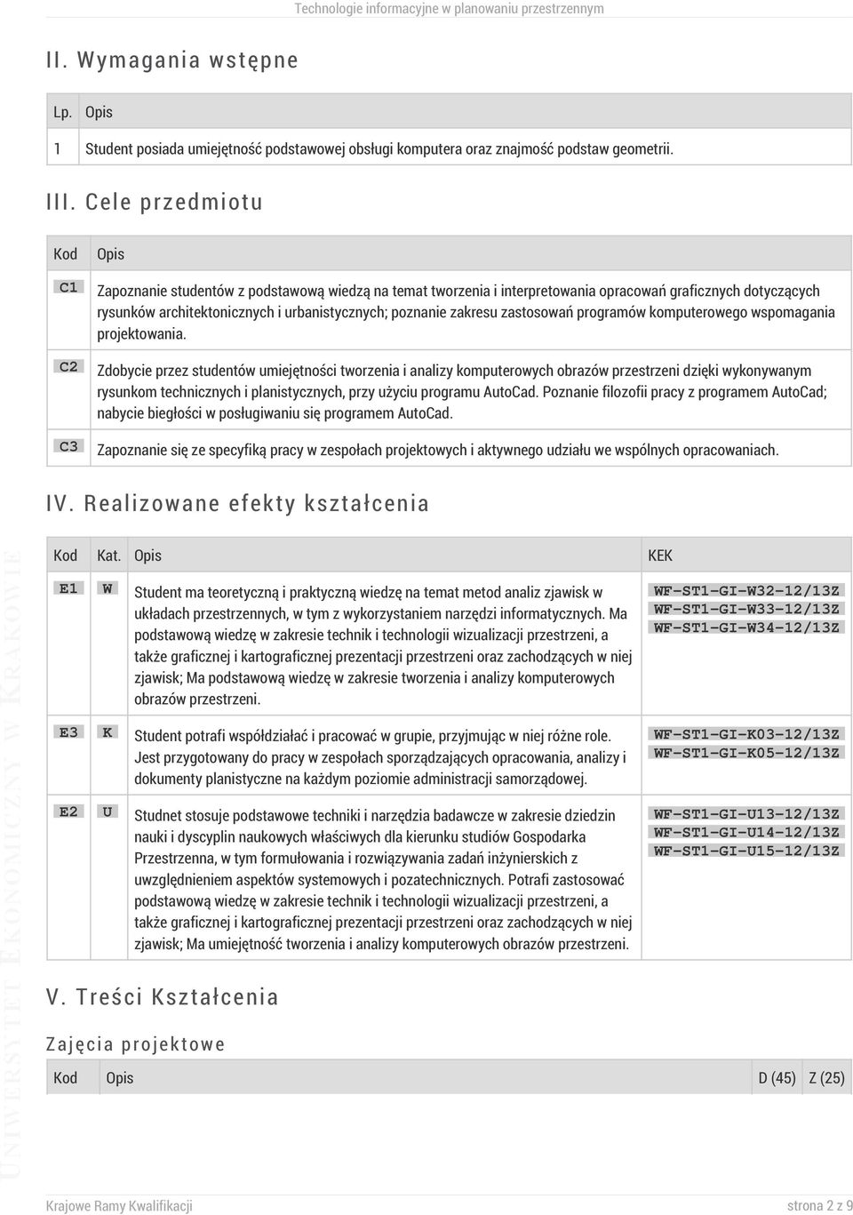 zakresu zastosowań programów komputerowego wspomagania projektowania.