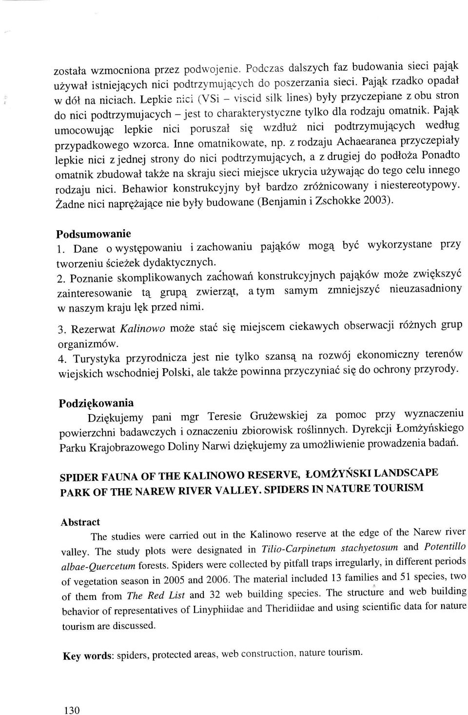 nici podtrzymuj4cych wedtug przypadkowego wzorca. Inne omatnikowate, np.
