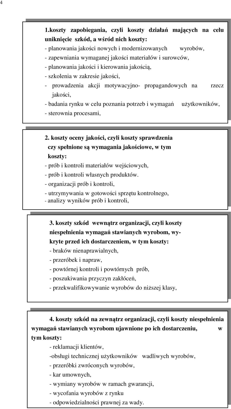 wymagań użytkowników, - sterownia procesami, 2.